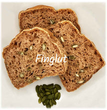 Cargar imagen en el visor de la galería, Pan de Caja Negro Sin Gluten y Sin Lácteos Con Pepita de Calabaza