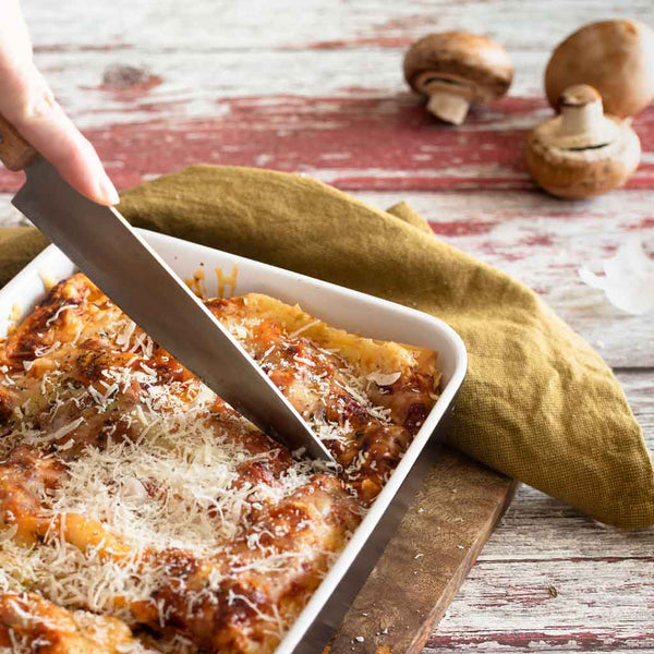 Lasaña de Champiñones Vegana y Sin Gluten